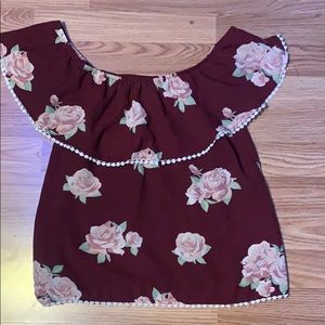 NoBo off the shoulder top